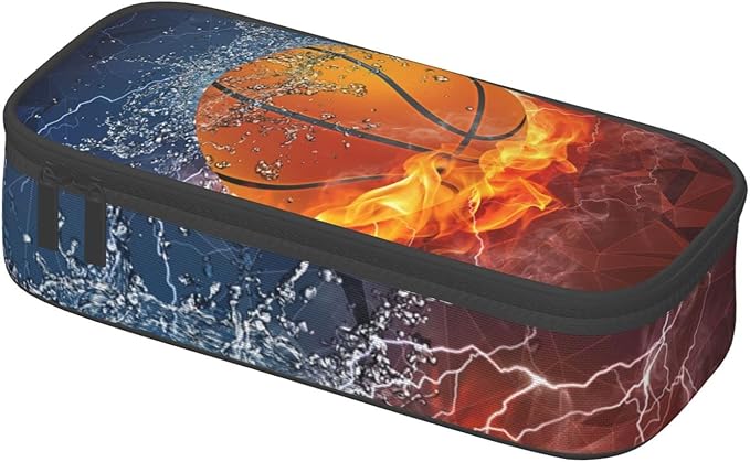 SNAPMADE Basketball Pencil Case Cool Sports-themed Pencil Box Portable Pen Bag - Image 6
