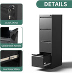 FLIXELIO 4 Drawer File Cabinet - Image 5