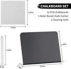 12 Pack Mini Chalkboard Signs - Image 2