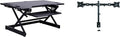 Rocelco 46" Height Adjustable Standing Desk Converter by Rocelco