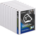 Comix Sturdy 3-Ring-Binder 1-inch D Ring Binders, 2.4mm-Thick, Hold 225 Sheets by Comix