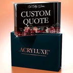 Personalized Gifts, Custom Quote Block Letter Board, Crystal-Clear Acrylic - Image 9