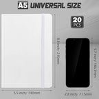 Honoson 20 Pack Lined Journal Notebooks A5 Hardcover Executive Notebook 5.5" x - Image 2