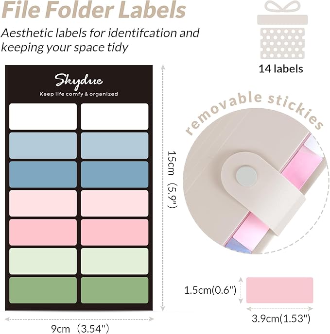 SKYDUE Expanding File Organizer - Image 6
