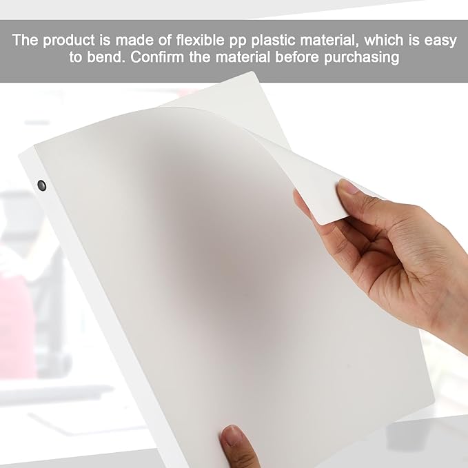 Henoyso 48 Pcs 3 Ring Binder 0.5 Inch Round Fits Letter Size 8.5'' x 11'' Paper - Image 4