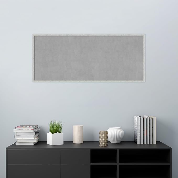 Amanti Art Silver Framed Magnetic Board 21x49 Oversize Vision Board - Image 6
