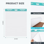 FAHKNS Lined Sticky Easel Pad，Large 25x30 Inch Self-Adhesive Teacher'S Flip - Image 3