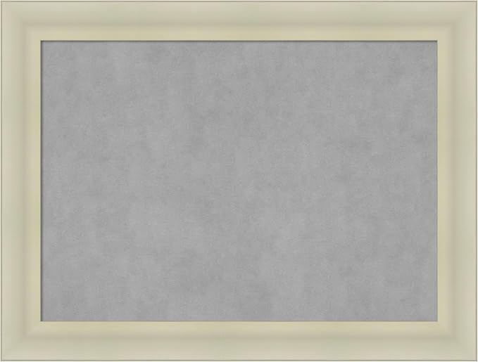 Amanti Art Silver Framed Magnetic Board 25x33 Medium Vision Board by AmantiArt