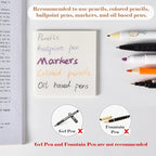 BAYTORY 700 Sheets Transparent Sticky Notes, Self-Adhesive Translucent Writable - Image 3