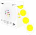 PARLAIM 3/4 Inch Roll Color Coding Labels 1000 per Roll Round Permanent by PARLAIM