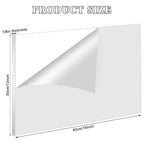 Roowest 4 Pcs 12 x 16 Inch, 1/8 Inch Thick White Acrylic Sheets Plastic Panels - Image 2