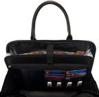 accordian file organizer tote,folder with zipper & labels,12 showing dimensions