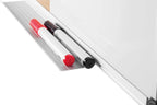 Bi-Office Combination Board Maya, Cork/Magnetic, Aluminium Frame, 90 x 60 cm,White
