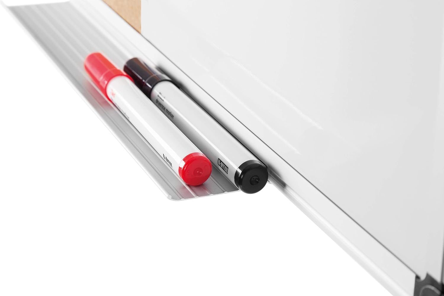 Bi-Office Combination Board Maya, Cork/Magnetic, Aluminium Frame, 90 x 60 cm,White