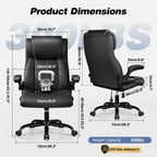 bestfair ergonomic office chair, desk chair with adjustable, close-up detail