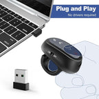 Presentation Clicker PowerPoint Wireless Presenter Remote: Laser Pointer Finger - Image 6