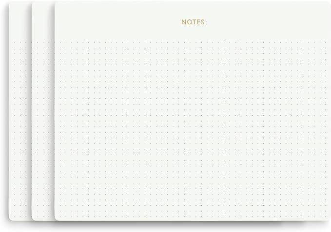 Pinesman - Mouse Pad Notepad for Professionals, 3 Pack, 9.8" x 7.9", 150 Sheets by Pinesman