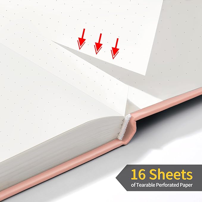 Annecy Numbered Bullet Dotted Journal Notebook, Medium 5.5x 8.25, 160 Pages - Image 4