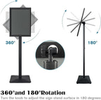 Golemas Sign Stand for Display, 11lbs Integrated Rod Heavy Duty Pedestal Floor - Image 4