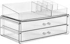 ZHIAI stackable storage drawers, acrylic storage rack, cosmetics and beauty - Image 2