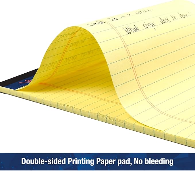 Woodlake Legal Pads 8.5 "x 11" – 6‑Pack, Wide Ruled, Premium Yellow Paper Pad - Image 5