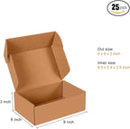 JOWLOT 9x6x3 inch Small Shipping Boxes Set of 25 - Image 4