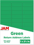 JAM PAPER Return Address Labels by JAMPaper