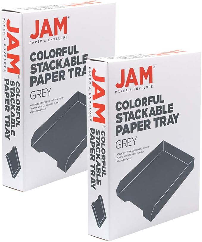 JAM PAPER Stackable Paper Trays - Image 5