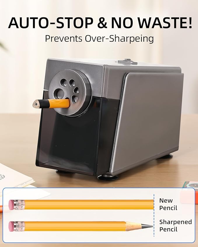 ZMOL Heavy Duty Electric Pencil Sharpener - Image 5