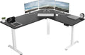 VIVO Electric Corner 63 x 55 inch L-Shaped Standing Desk, Memory Height