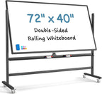 MaxGear Large Rolling Whiteboard