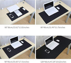 KINGFOM Desk Pad Office Desktop Protecter, PU Leather Desk Mat Blotters - Image 5