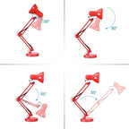 TORCHSTAR Metal Desk Lamp with Clamp, Swing Arm, Architect Adjustable Gooseneck - Image 5