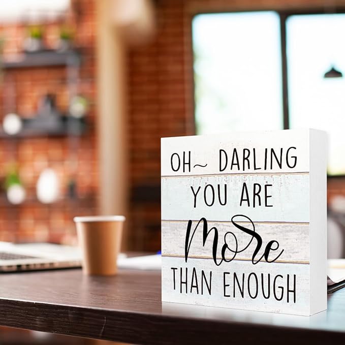 WUZYOU Encouraging Wooden Plaque - Image 3