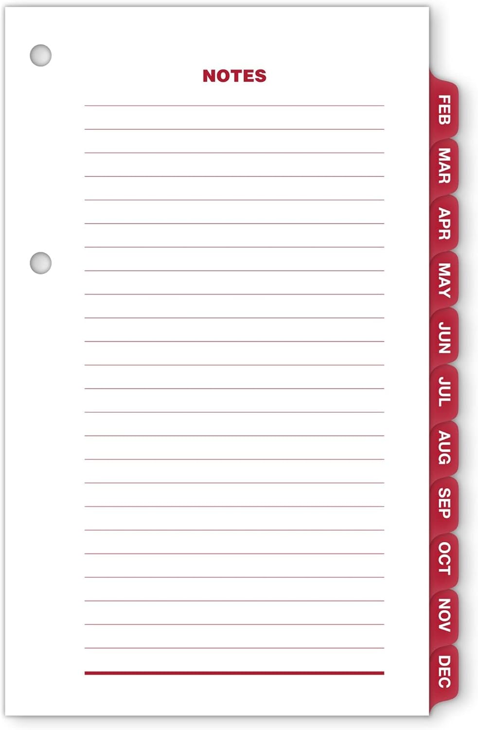 AT-A-GLANCE 2023 Daily Desk Calendar Refill, 3-1/2" x 6", Loose Leaf, Monthly Tabs (E717T50)