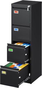 PEUKC 4 Drawer File Cabinet, Vertical Filing Cabinets by PEUKC