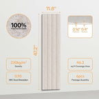 Tao.space 6 Pack Acoustic Panels 3D Wave Sound Proof Foam - Image 2