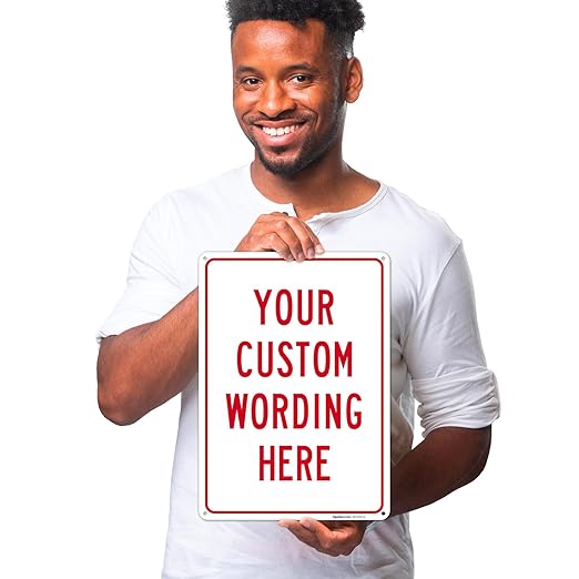 Custom Sign, Personalized Metal Signs, Customize - Image 2