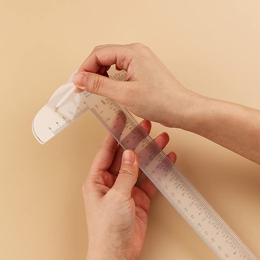 12" Clear Acrylic T-Square Ruler - Image 3