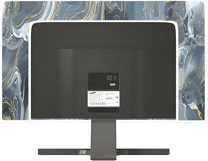 Baocicco Gray Gold Marble Waterproof 55 Inch TV Dust Cover Anti-Static - Image 5