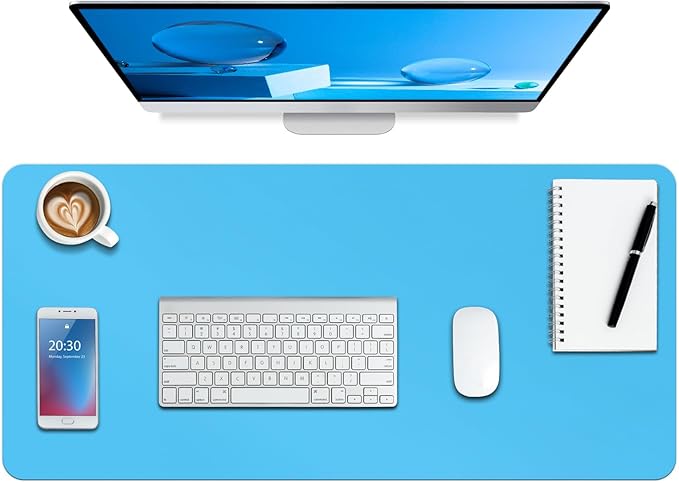 Boutilon Leather Desk Pad Protector, Non-Slip Mouse Pad, Laptop Desk Pad by Boutilon