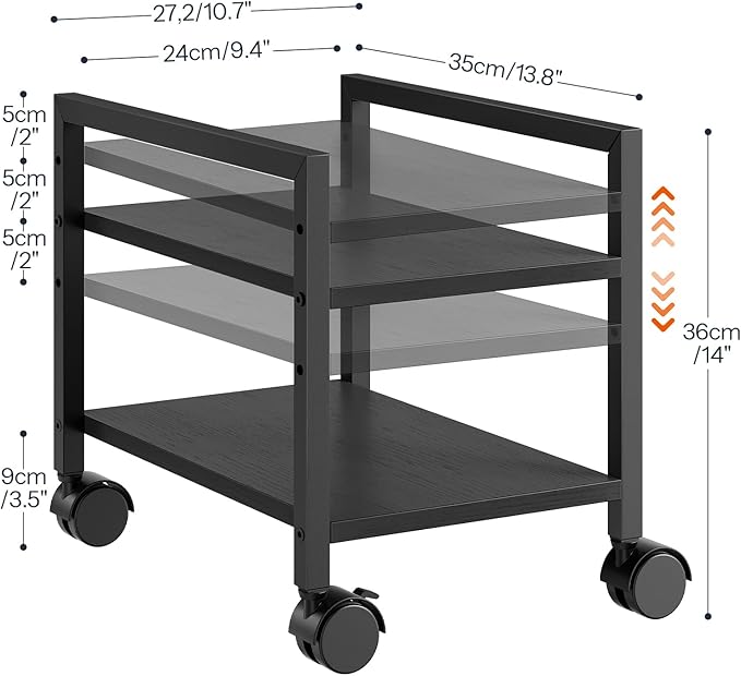 HOOBRO PC Stand, 2-Tier PC Tower Stand Fits Most Computer Towers, CPU Holder - Image 4