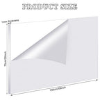 Roowest 6 Pcs 29 x 59 Inch, 1 mm Thick Clear Acrylic Sheets Plastic Panels - Image 2