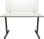 OBEX Frosted Acrylic Desk Mounted Privacy Panel