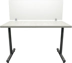 OBEX Clear Acrylic Desk Mounted Privacy Panel by OBEX
