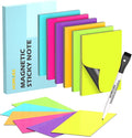 HOMiDEK Reusable Magnetic Sticky Notes, Dry Erase Magnets Magnetic Labels by HOMiDEK