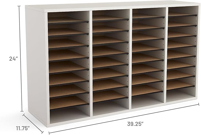 Safco Literature Organizer, 36 Compartments, Office and Classroom Mailbox - Image 6