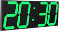 LED Large Digital Wall Clock, Oversize Wall Clock by CHKOSDA