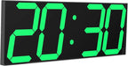 LED Large Digital Wall Clock, Oversize Wall Clock by CHKOSDA
