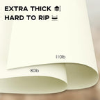 110lb Cream Cardstock, Goefun 100 Sheets Ivory Cardstock Paper 300 GSM Thick - Image 4